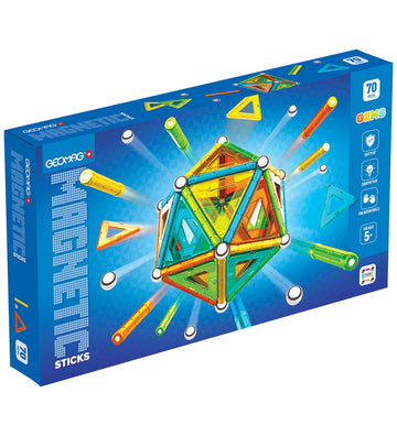 Geomag Magneetset - Sticks - 70 Onderdelen - Geomag - OneSize - Magnetisch speelgoed