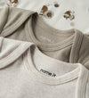 Name It Romper l/s - Noos - 3-pack - Jet Stroom/aluminium - Name It - 1½ jaar (86) - Rompers Lange Mouw