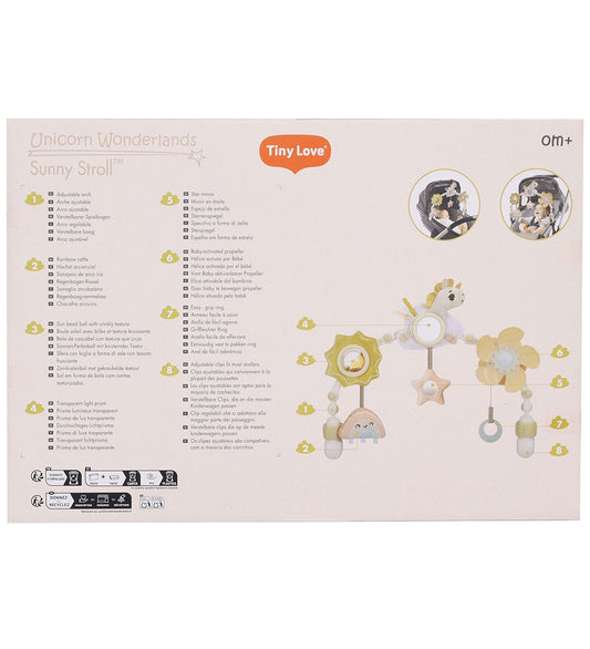 Tiny Love Kinderwagenspeelgoed - Sunny Stroll - Multi Kleur - Tiny Love - OneSize - Wagenspanner