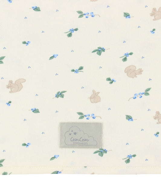 Cam Cam Wikkeldoek - Jersey - 80x80 cm - Bosbessen - Cam Cam - OneSize - Wikkeldoeken
