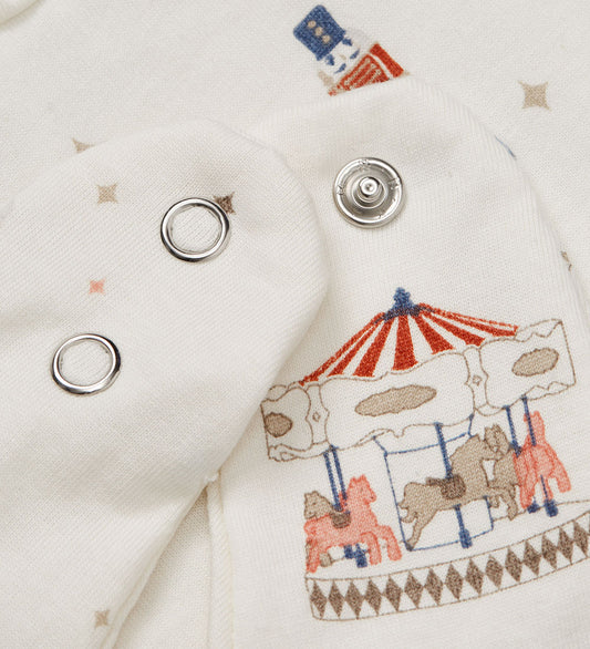 Cam Cam Babyslabbetje - 2-pack - Carousel - Cam Cam - OneSize - Kwijlsjaaltjes