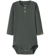 Name It Romper l/s - Rib - NbmToppers - Urban Chic - Name It - 50 - Rompers Lange Mouw