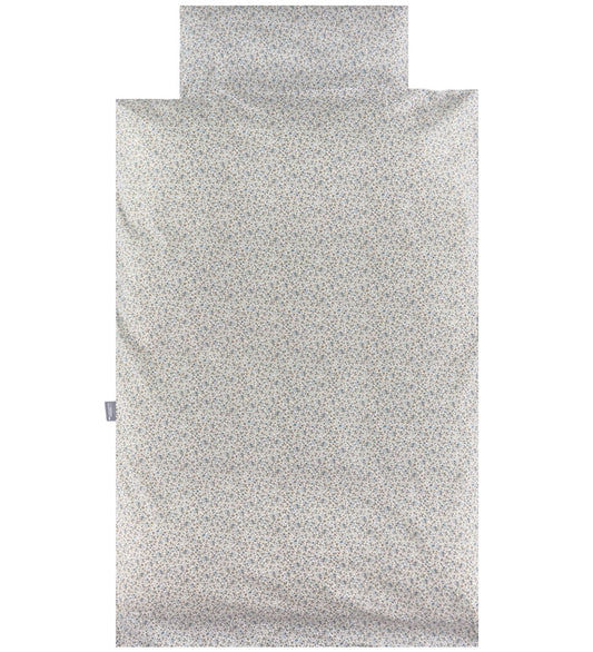 Nørgaard Madsens Beddengoed - Volwassenen - Beige m. Blauw Bloem - Nørgaard Madsens - Volwassenen - Beddengoed - Volwassenen