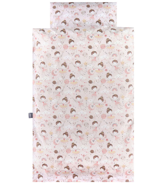 Nørgaard Madsens Beddengoed - Baby - Roze m. Ballerina - Nørgaard Madsens - Baby - Beddengoed - Baby