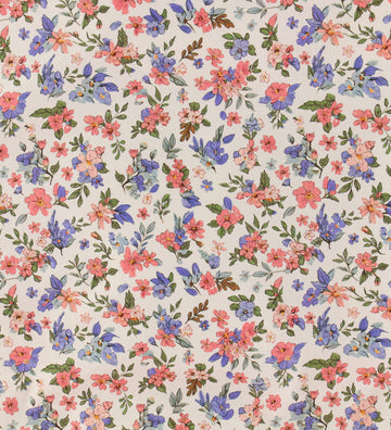 Nørgaard Madsens Beddengoed - Baby - Beige m. Bloemen - Nørgaard Madsens - Baby - Beddengoed - Baby