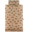 Nørgaard Madsens Beddengoed - Poplin - Baby - Zand m. Machines - Nørgaard Madsens - Baby - Beddengoed - Baby