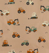 Nørgaard Madsens Beddengoed - Poplin - Baby - Zand m. Machines - Nørgaard Madsens - Baby - Beddengoed - Baby