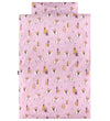 Nørgaard Madsens Beddengoed - Poplin - Baby - Paars m. Prinses - Nørgaard Madsens - Baby - Beddengoed - Baby