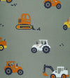 Nørgaard Madsens Bedomrander - 30x360 cm - Groen m. Machines - Nørgaard Madsens - OneSize - Bedomranders
