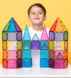 Connetix Magneetset - 48 Onderdelen - Glitter Kasteelpakket - Connetix - OneSize - Magnetisch speelgoed