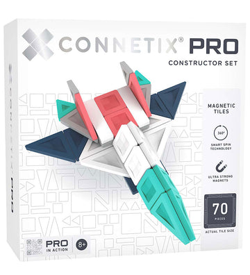 Connetix Pro Magneetset - 70 Onderdelen - Constructieset - Connetix - OneSize - Magnetisch speelgoed
