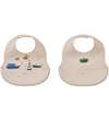 Liewood Slabbetjes - Silicone - 2-pack - Ember - Zeilen/Sandy - Liewood - OneSize - Slabbetjes