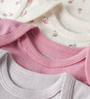 Name It Rompers l/s - 3-pack - Noos - NbfBody - Jet Stream/met L - Name It - 1 jaar (80) - Rompers Lange Mouw