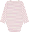 Fixoni Romper l/s - Rib - Gebleekt Mauve - Fixoni - 2 jaar (92) - Rompers Lange Mouw