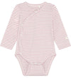 Fixoni Wikkelromper l/s - Rib - Gebleekt Mauve - Fixoni - 44 - Rompers Lange Mouw