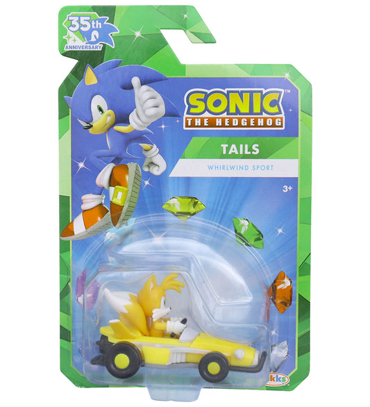Sonic Speelgoedauto - 6 cm - Staartwervelwind Sports - Sonic - OneSize - Auto´s