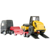 Siku Vrachtwagen - MAN Vrachtwagen m. Wegenwals - 1:87 - 1760 - Siku - OneSize - Auto´s
