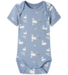 Name It Rompers s/s - Noos - NbfBody - 3-pack - Eindeloos Sky/Me - Name It - 62 - Rompers Korte Mouw