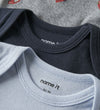 Name It Rompers l/s - Noos - NbmBody - 3-pack - Grey Melange/W/C - Name It - 2 jaar (92) - Rompers Lange Mouw