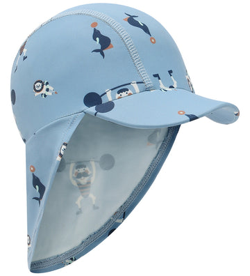 Hust and Claire Zonnehoed - UV50+ - HCFasai - Light Blue - Hust and Claire - 3-4 jaar (98-104) - Zwemhoedjes
