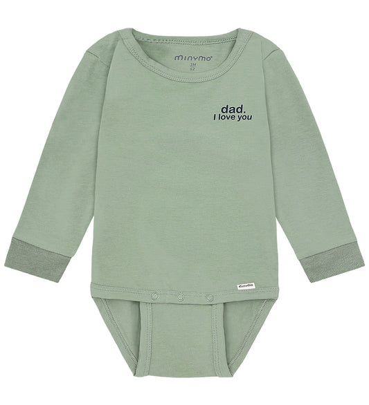 Minymo Romper l/s - Lily Pad - Minymo - 74 - Rompers Lange Mouw