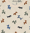 Minymo Romper l/s - White Swan - Minymo - 62 - Rompers Lange Mouw