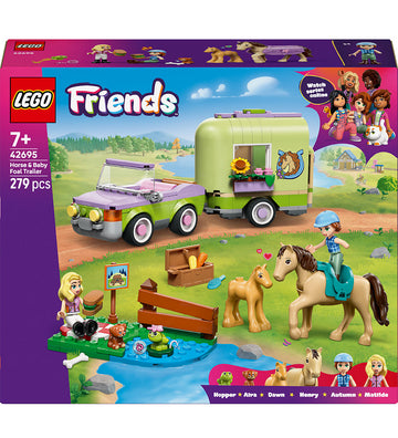LEGO® Friends - Paard en veulen trailer 42695 - 279 Onderdelen - LEGO® - OneSize - Blokken