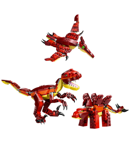 LEGO® Creator - Gevaarlijk Dinosaur 31379 - 3-in-1 - 283 Onderde - LEGO® - OneSize - Blokken