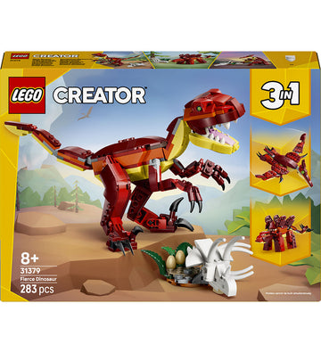 LEGO® Creator - Gevaarlijk Dinosaur 31379 - 3-in-1 - 283 Onderde - LEGO® - OneSize - Blokken