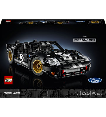 LEGO® Technic - 1966 Ford GT40 MKII-Raceauto 42223 - 793 Onderde - LEGO® - OneSize - Blokken