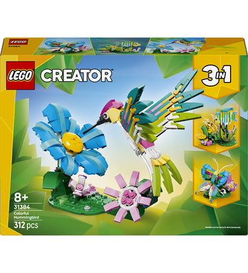 LEGO® Creator - Wilde dieren: Kleurrijk Kolibrie 31384 - 3-in-1  - LEGO® - OneSize - Blokken