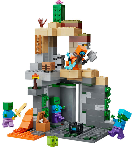 LEGO® Minecraft - Zombie Dungeon 21587 - 284 Onderdelen - LEGO® - OneSize - Blokken