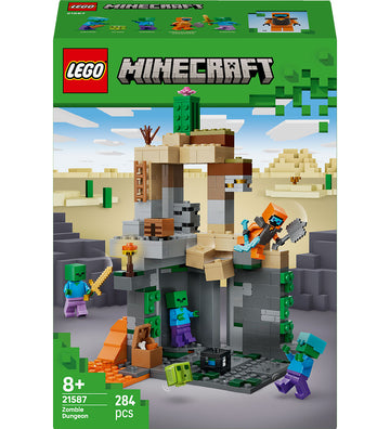 LEGO® Minecraft - Zombie Dungeon 21587 - 284 Onderdelen - LEGO® - OneSize - Blokken