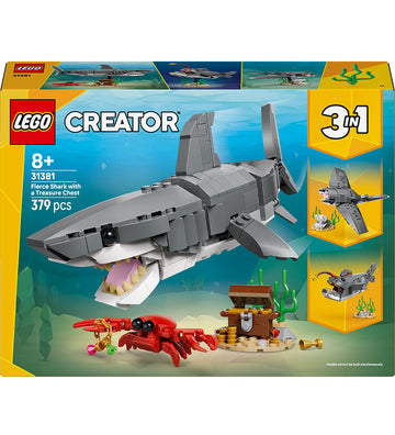LEGO® Creator - Gevaarlijke haai met schatkist 31381 - 379 Onder - LEGO® - OneSize - Blokken
