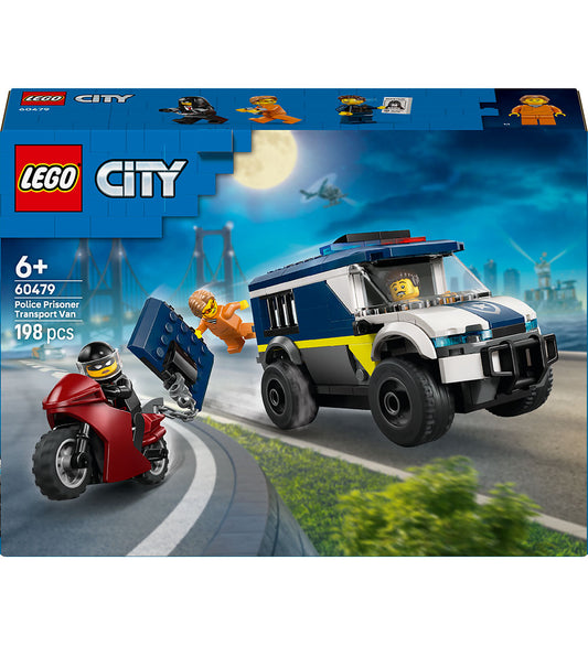 LEGO® City - Politiewagen voor gevangenentransport 60479 - 198 O - LEGO® - OneSize - Blokken