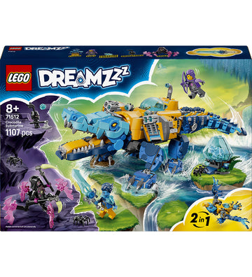 LEGO® DREAMZzz - Krokodil-onderzeeër 71512 - 1107 Onderdelen - LEGO® - OneSize - Blokken