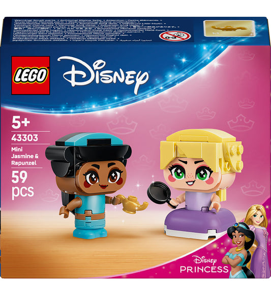 LEGO® Disney - Mini-modellen van Jasmin en Rapunzel 43303 - 59 D - LEGO® - OneSize - Blokken