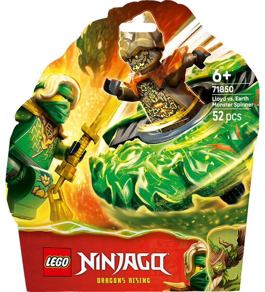 LEGO® Ninjago - Lloyd Tegen Aardmonster Spinner 71850 - 52 Onder - LEGO® - OneSize - Blokken