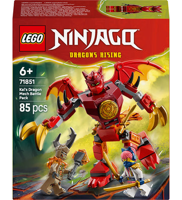 LEGO® Ninjago - Kai's Draak-Merchandise Battle Pack 71851 - 85 O - LEGO® - OneSize - Blokken