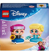 LEGO® Disney - Mini-modellen van Anna en Elsa 43284 - 65 Onderde - LEGO® - OneSize - Blokken