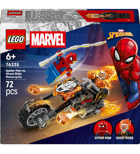 LEGO® Marvel - Spider-Man Tegen Ghost Rider... 76335 - 72 Onderd - LEGO® - OneSize - Blokken