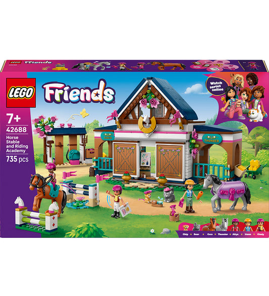 LEGO® Friends - Paardenstallen en rijschool 42688 - 735 Onderdel - LEGO® - OneSize - Blokken