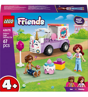 LEGO® Friends - Eenhoorn taartkar 42675 - 67 Onderdelen - LEGO® - OneSize - Blokken