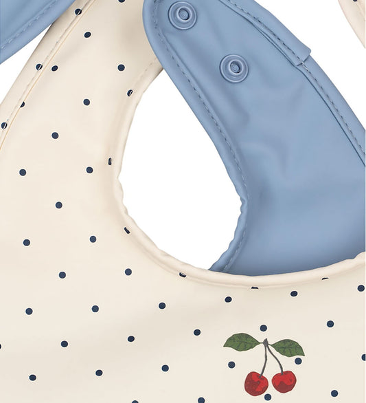Konges Sløjd Slabbetjes - 2-pack - Navy Dot/Rain Gewassen - Konges Sløjd - OneSize - Slabbetjes