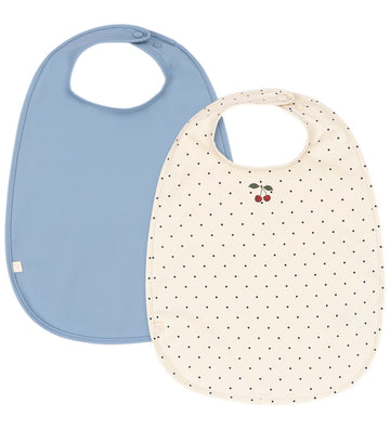 Konges Sløjd Slabbetjes - 2-pack - Navy Dot/Rain Gewassen - Konges Sløjd - OneSize - Slabbetjes