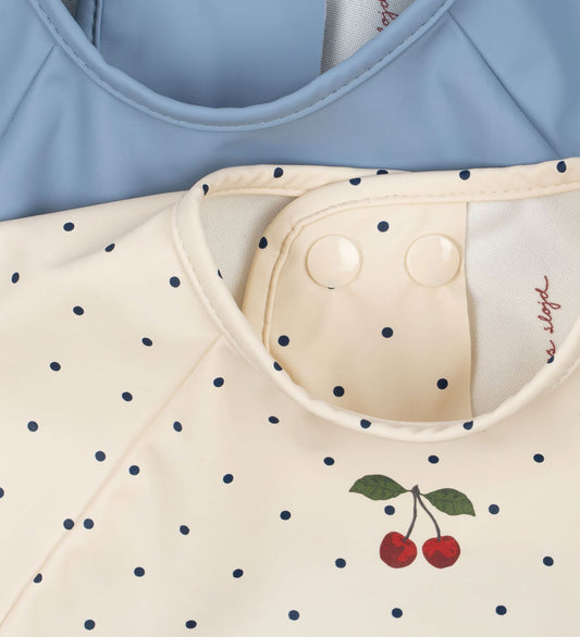 Konges Sløjd Schorten - 2-pack - Navy Dot/Rain Gewassen - Konges Sløjd - 18-36 mnd - Schorten