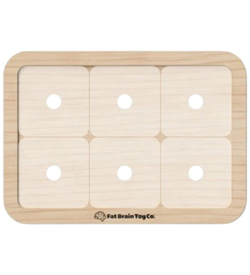 Fat Brain Activiteitenspeelgoed - 28 cm - Play Lipje - Basisplaa - Fat Brain - OneSize - Activiteitenspeelgoed