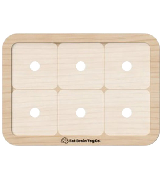 Fat Brain Activiteitenspeelgoed - 28 cm - Play Lipje - Basisplaa - Fat Brain - OneSize - Activiteitenspeelgoed