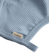 MarMar Babymuts - Rib - Katoen/Modaal - Hoody - Blue Iris - MarMar - 62 - Babymutsen