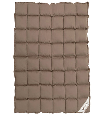 Müsli Dekbed - Satin - 100x140 cm - Junior - Kapok - Walnoot - Müsli - OneSize - Dekbedden